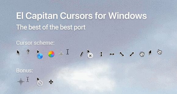 mac cursor for windows 10